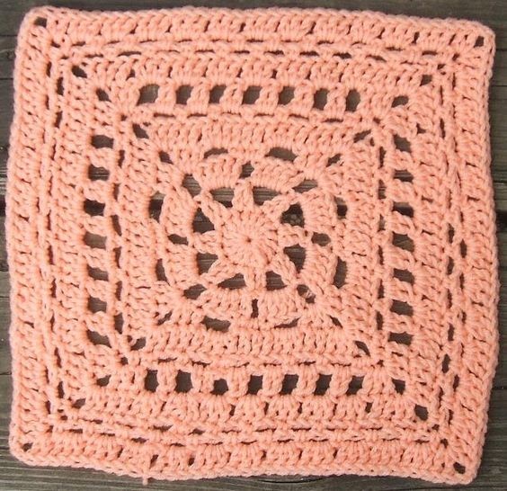 Crochet Heat Wave Square