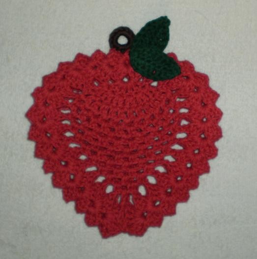 Crochet Apple Trivet