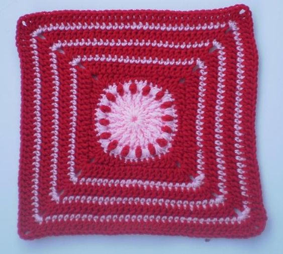 Crochet Seeing Spots Square