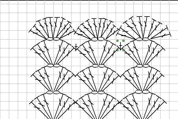 Crochet skirt with chart