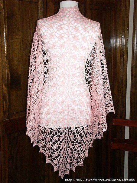 Crochet Lace Shawl Free Crochet Pattern — Craftorator 