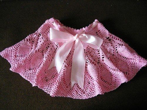 Crochet skirt with chart