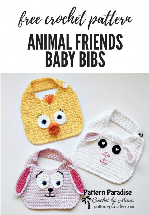 DIY Animal Friends Bibs