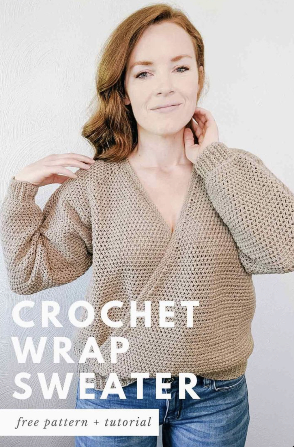 Super Easy Ballet Wrap Crochet Sweater – FREE CROCHET PATTERN — Craftorator