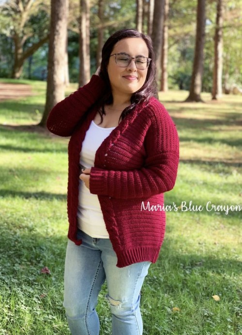 How to Crochet the Cable Cardigan