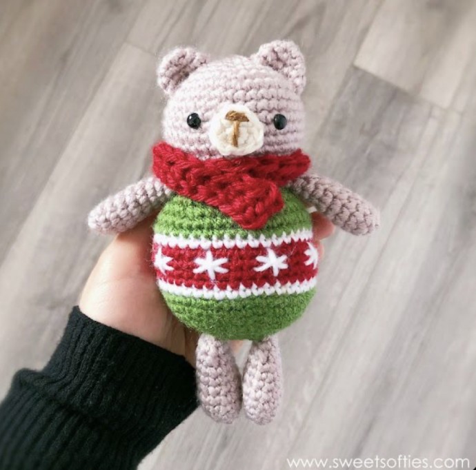 Cute Ornament Bear Amigurumi