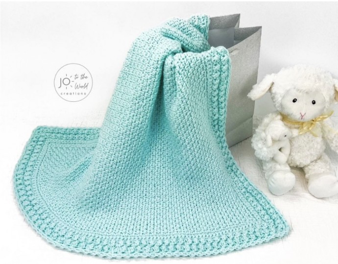 Moss Stitch Baby Blanket