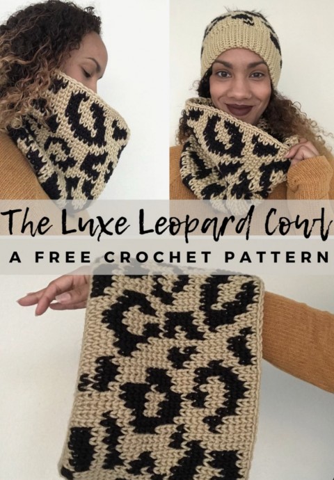 DIY The Luxe Leopard Cowl