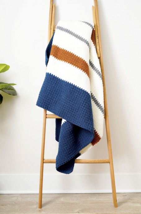 Modern Stripe Throw