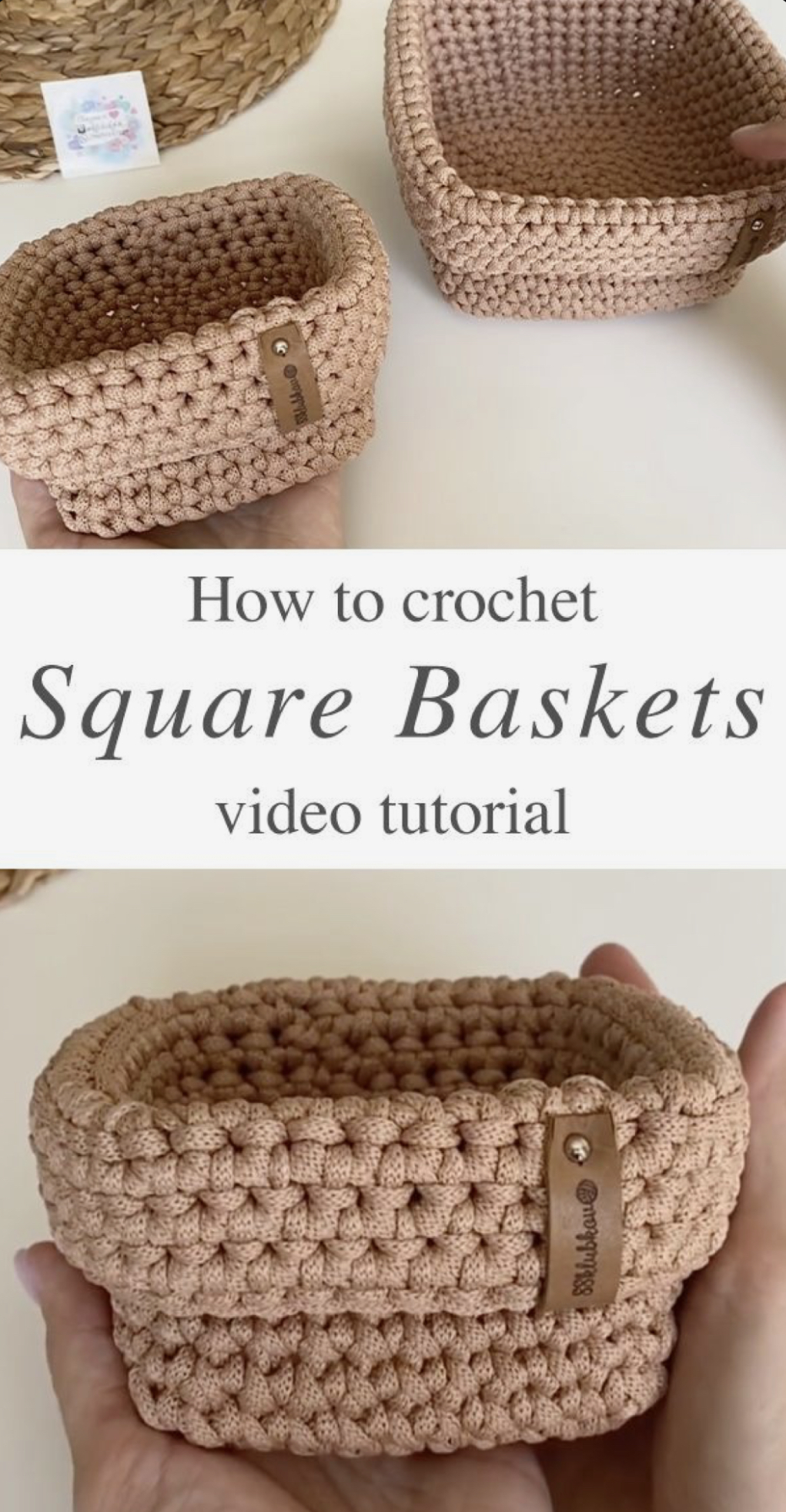 Crochet an Easy Square Basket FREE CROCHET PATTERN — Craftorator