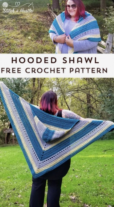 Beautiful Hooded Shawl