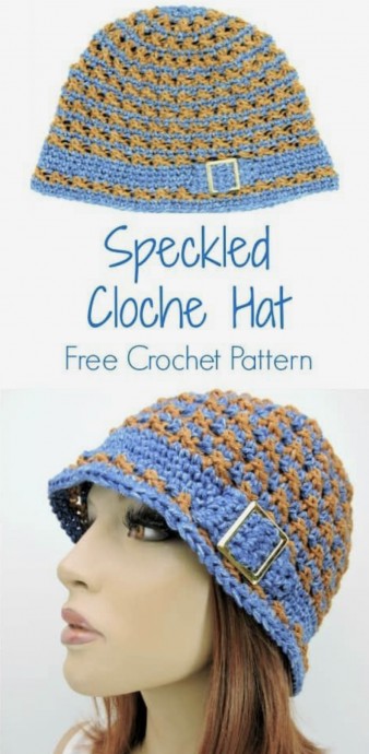 Speckled Cloche Hat