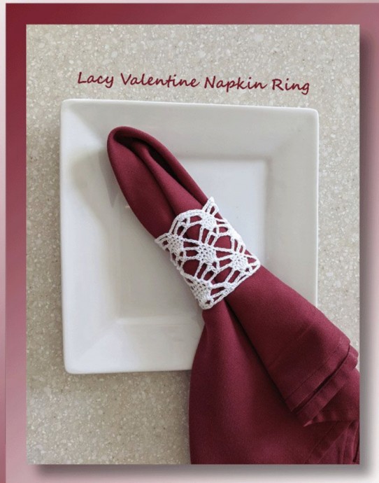 Lacy Valentine Napkin Ring