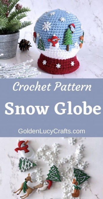 Make a Crochet Snow Globe Amigurumi