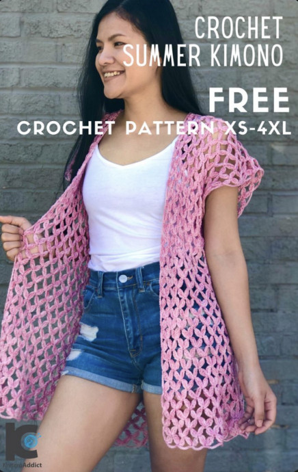 Cute Crochet Kimono