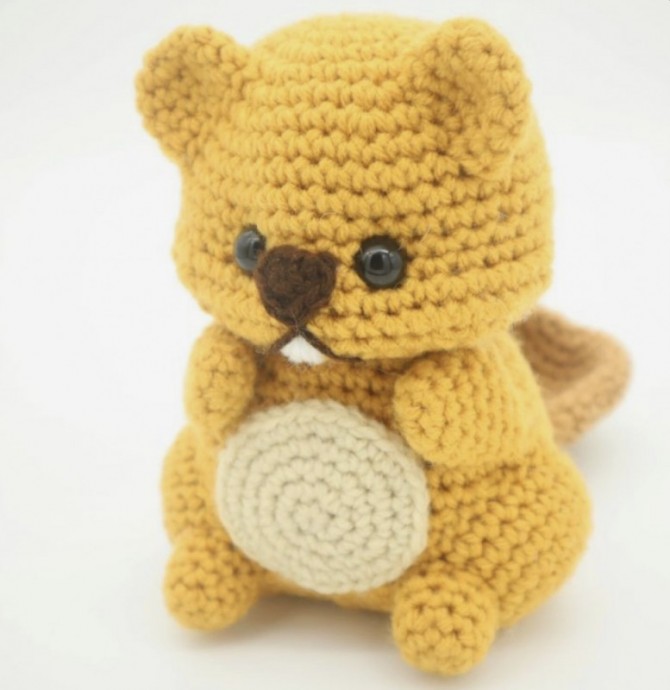 Cute Beaver Amigurumi