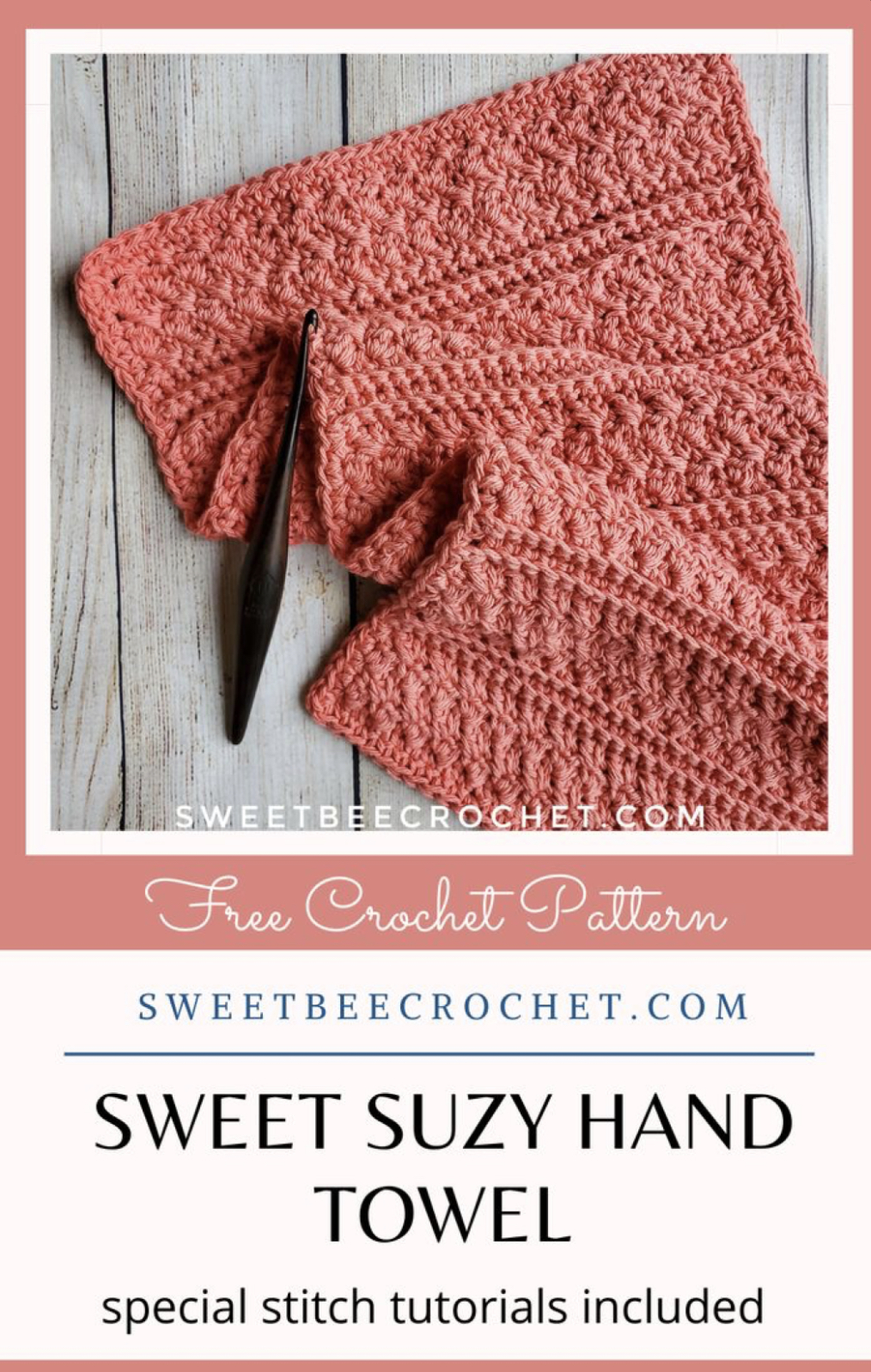 Crochet a Simple Hand Towel FREE CROCHET PATTERN — Craftorator