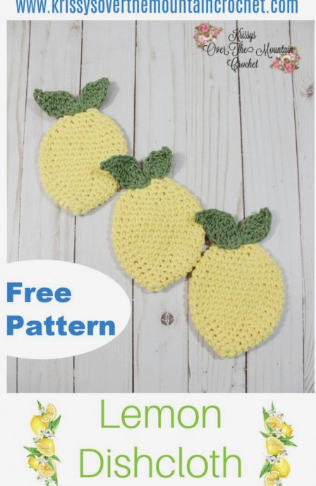 Lovely Lemon Dishcloth