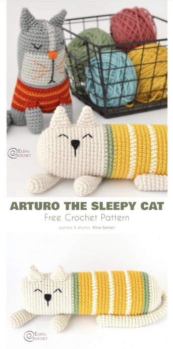 DIY Arturo The Sleepy Cat