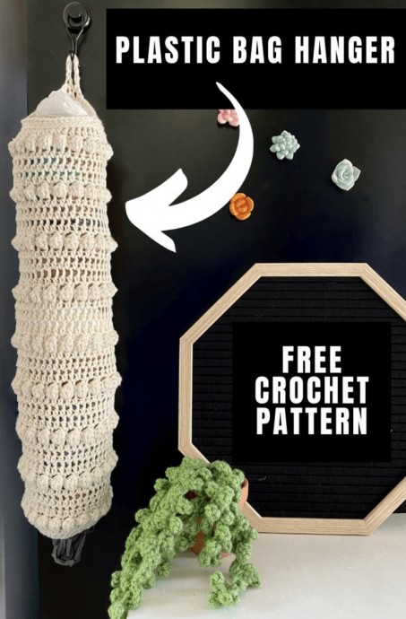 DIY Crochet Plastic Bag Holder