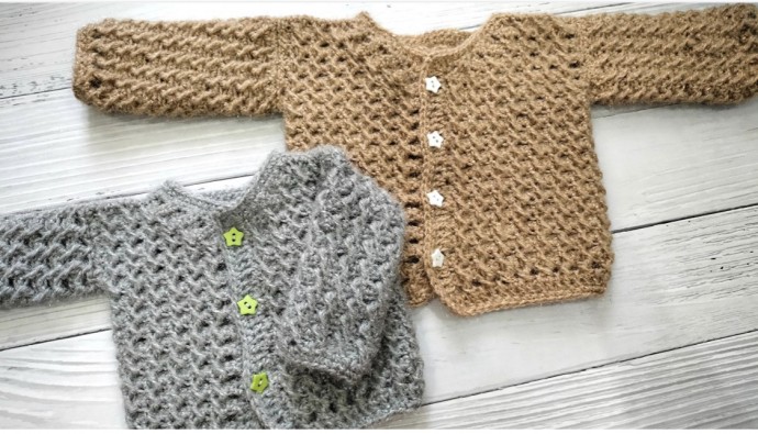Newborn Baby Sweater – FREE CROCHET PATTERN — Craftorator
