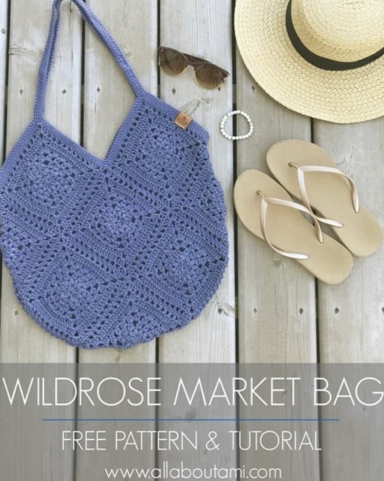 Super Easy Wildrose Market Bag