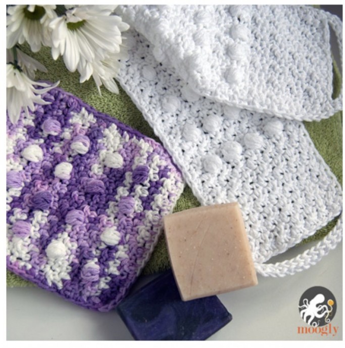 Pampering Massage Back Scrubber and Washcloth