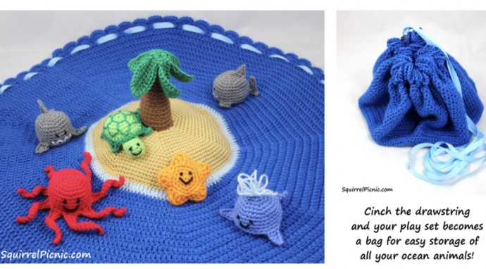DIY Crochet Island Play Set