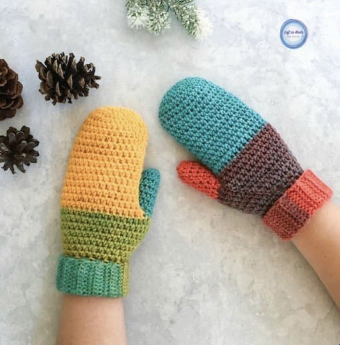 Simple Chroma Mittens