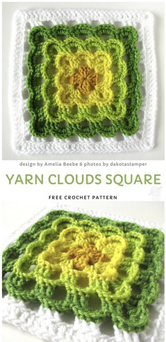 Yarn Clouds Square