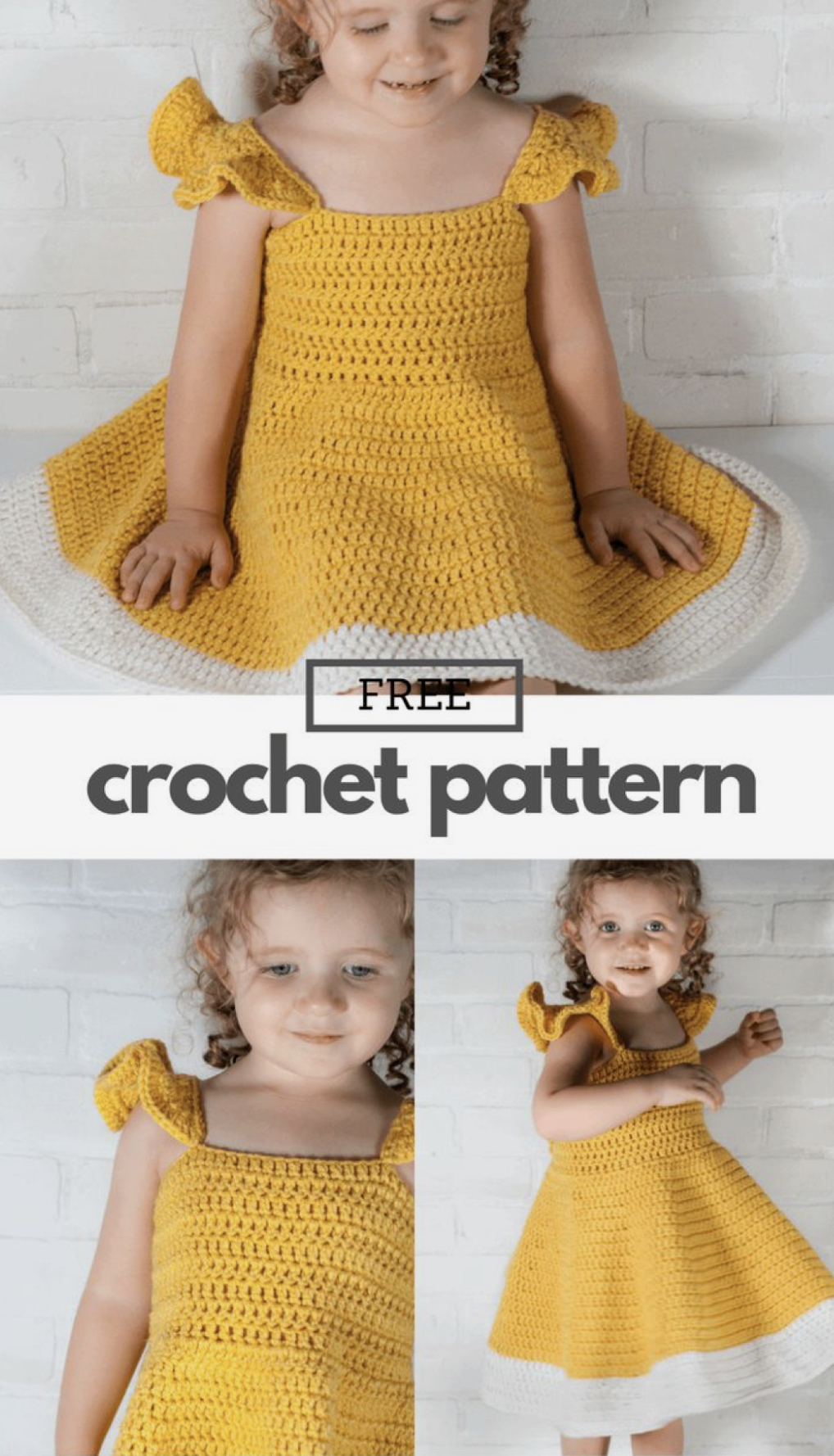 Easy Crochet Dress for Toddlers – FREE CROCHET PATTERN — Craftorator