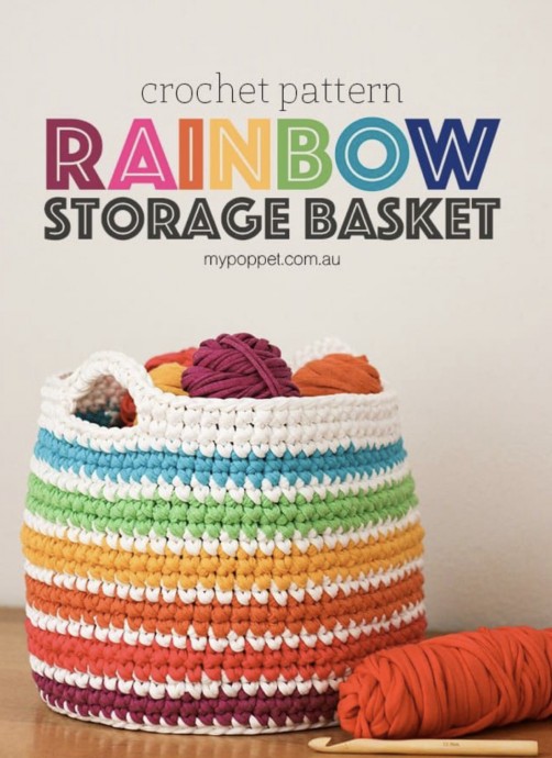 Rainbow Storage Basket