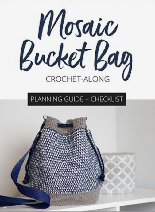 Super Easy Mosaic Bucket Bag