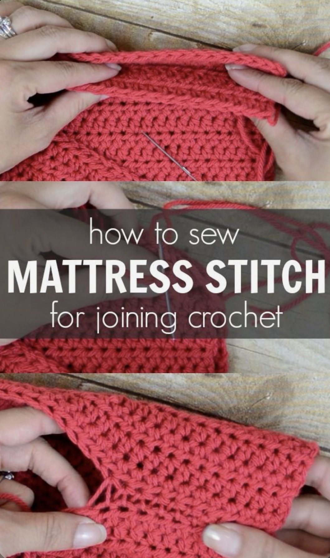 How To Sew Crochet Pieces Together Seamlessly