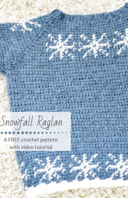 Snowfall Raglan For Children