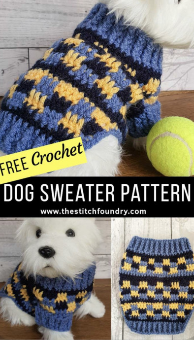 Cosy Crochet Dog Sweater