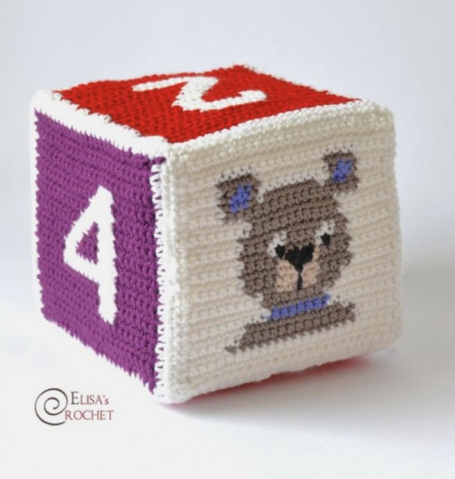 Soft Crochet Dice For Babies