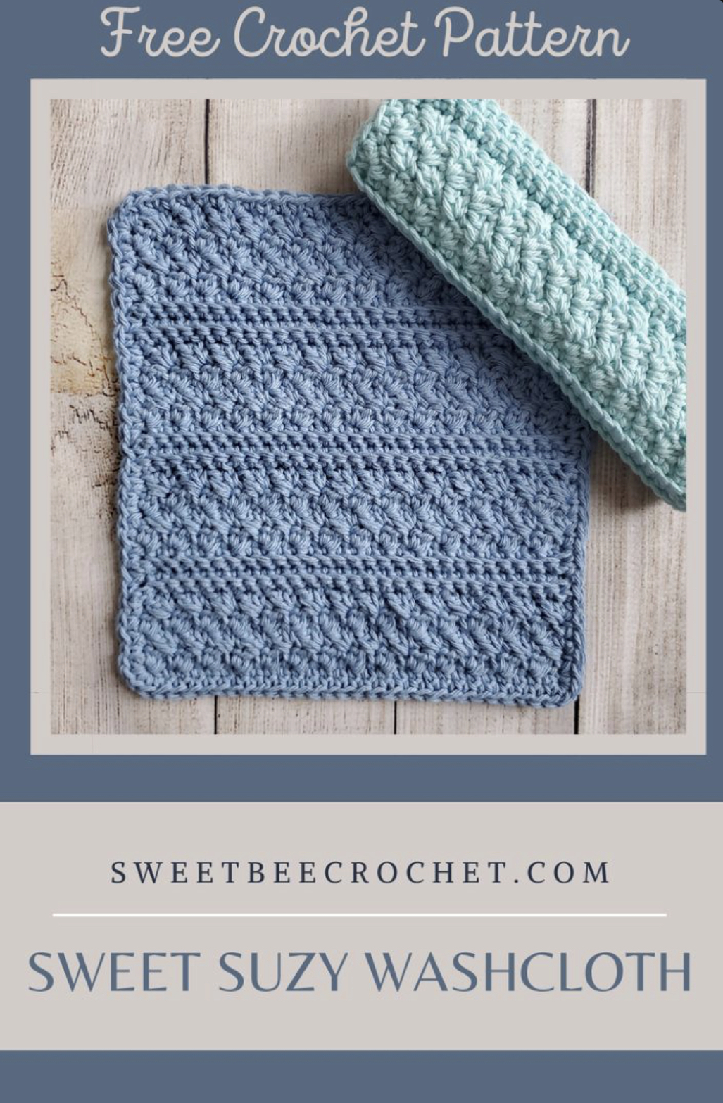 Simple Sweet Suzy Washcloth – FREE CROCHET PATTERN — Craftorator