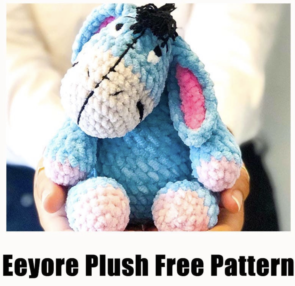 Crochet Eeyore Plush FREE CROCHET PATTERN — Craftorator