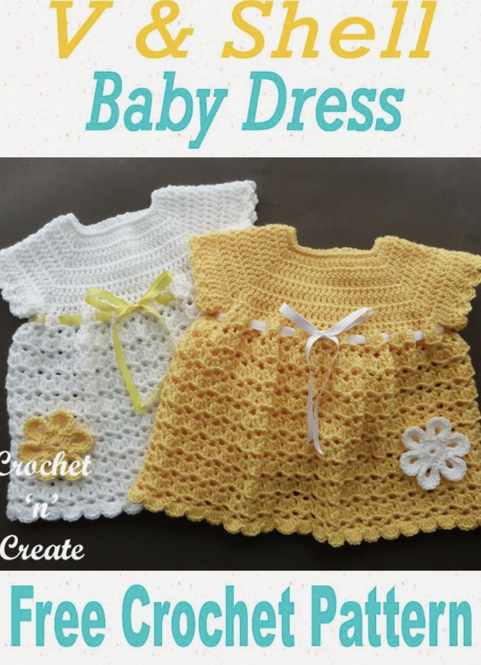 Crochet a V-Shell Baby Dress – FREE CROCHET PATTERN — Craftorator