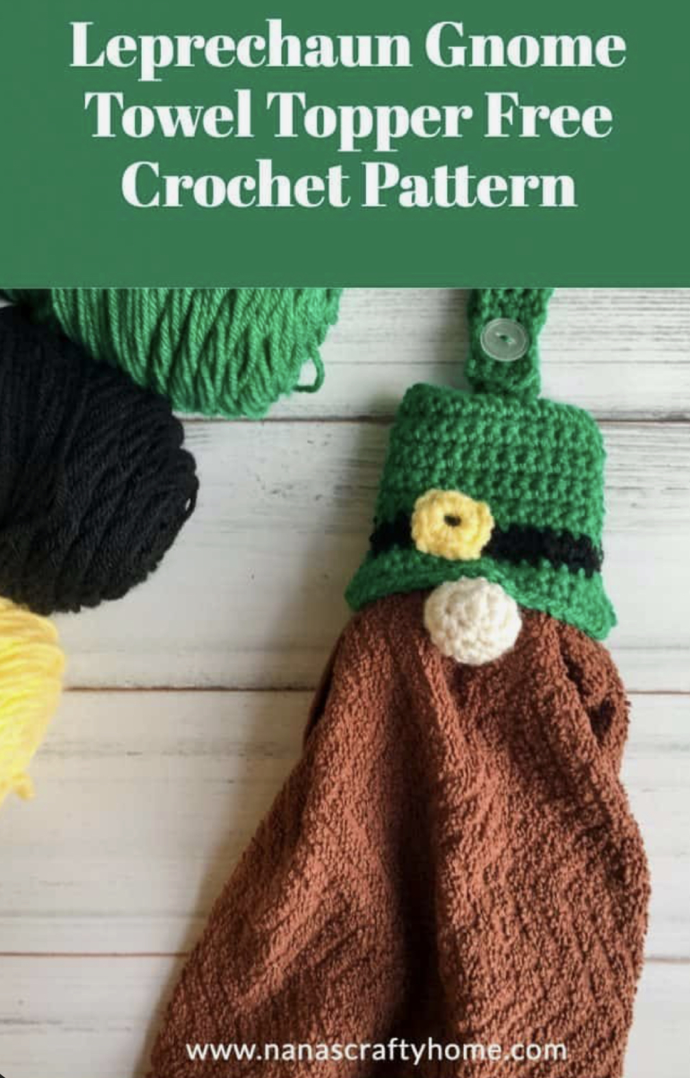 Lovely Leprechaun Gnome Towel Topper FREE CROCHET PATTERN — Craftorator