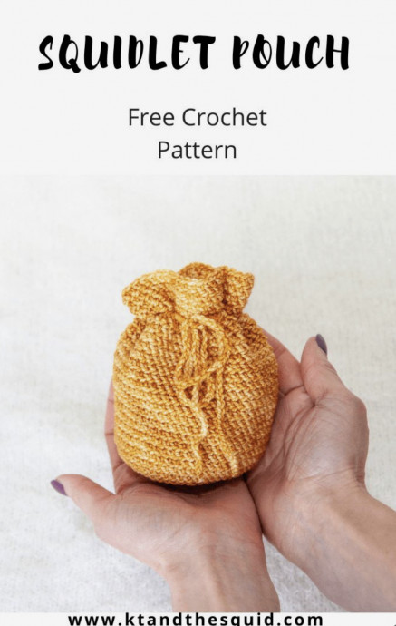 DIY Squidlet Crochet Pouch