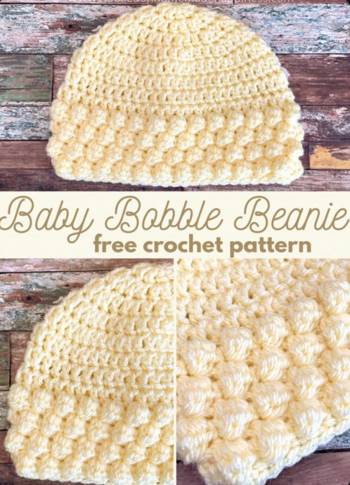 Cute Baby Bobble Beanie