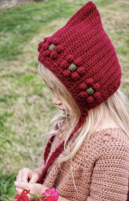 Crochet a Cute Pixie Bonnet