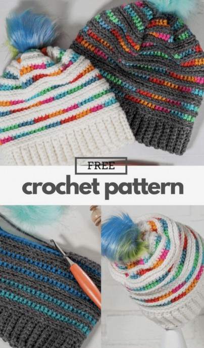 How to Crochet a Prismatic Beanie