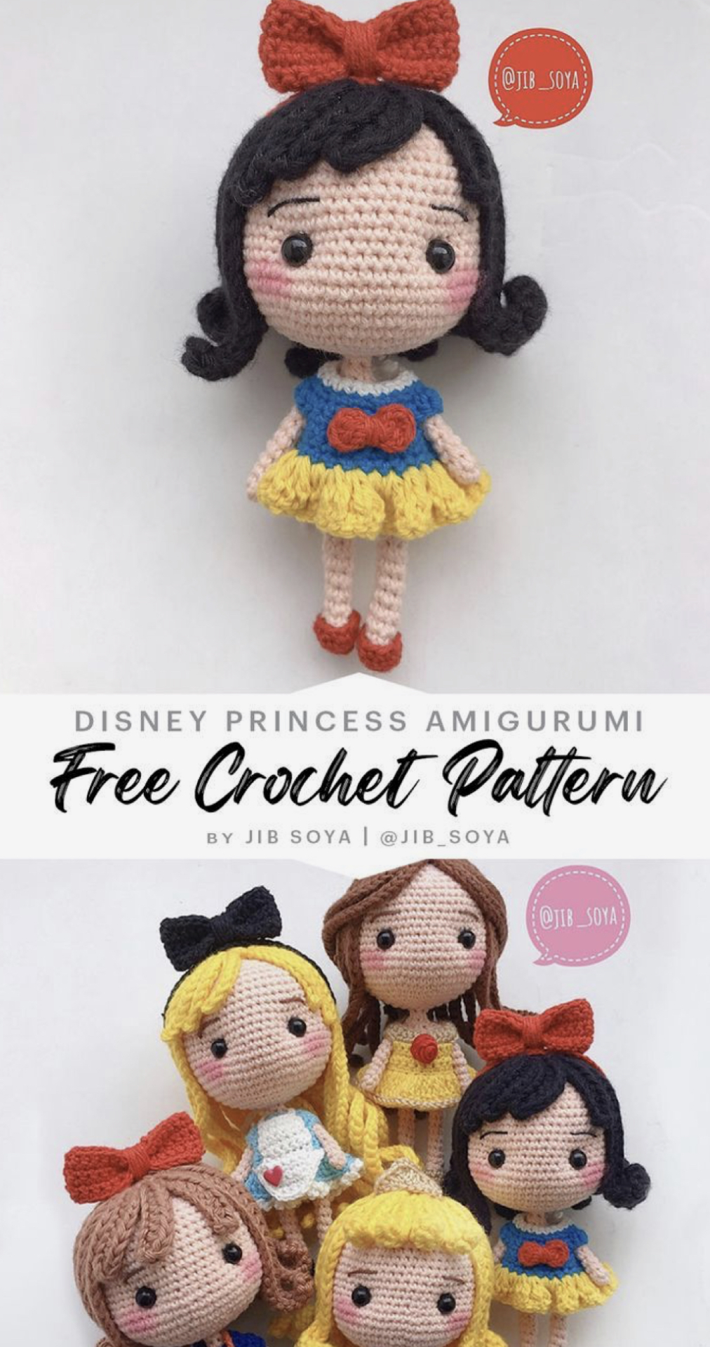 Disney Princess Amigurumi – FREE CROCHET PATTERN — Craftorator