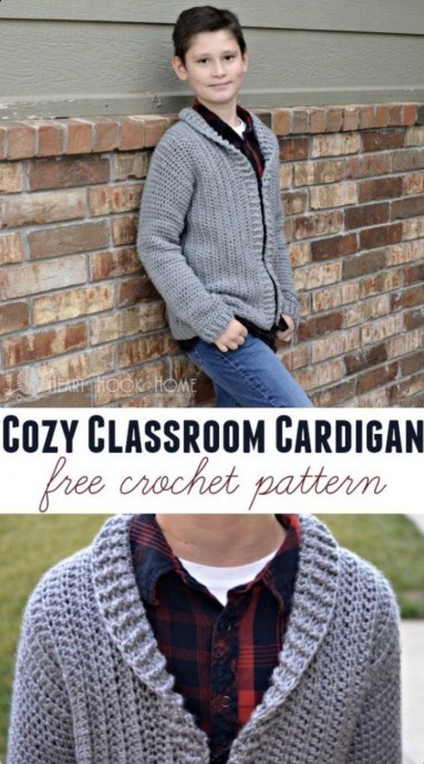 DIY Cozy Classroom Cardigan