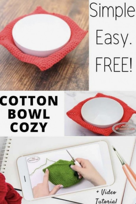 How To Crochet a Bowl Cozy