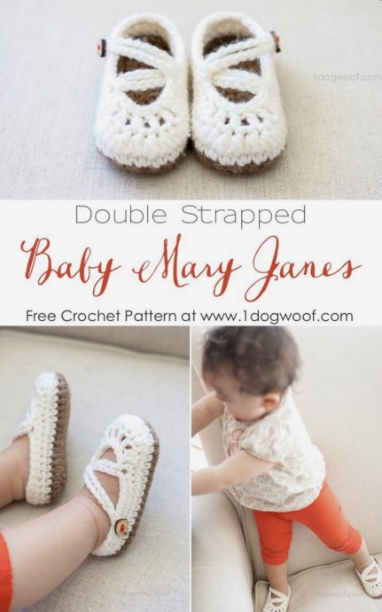 Double Strapped Baby Mary Janes