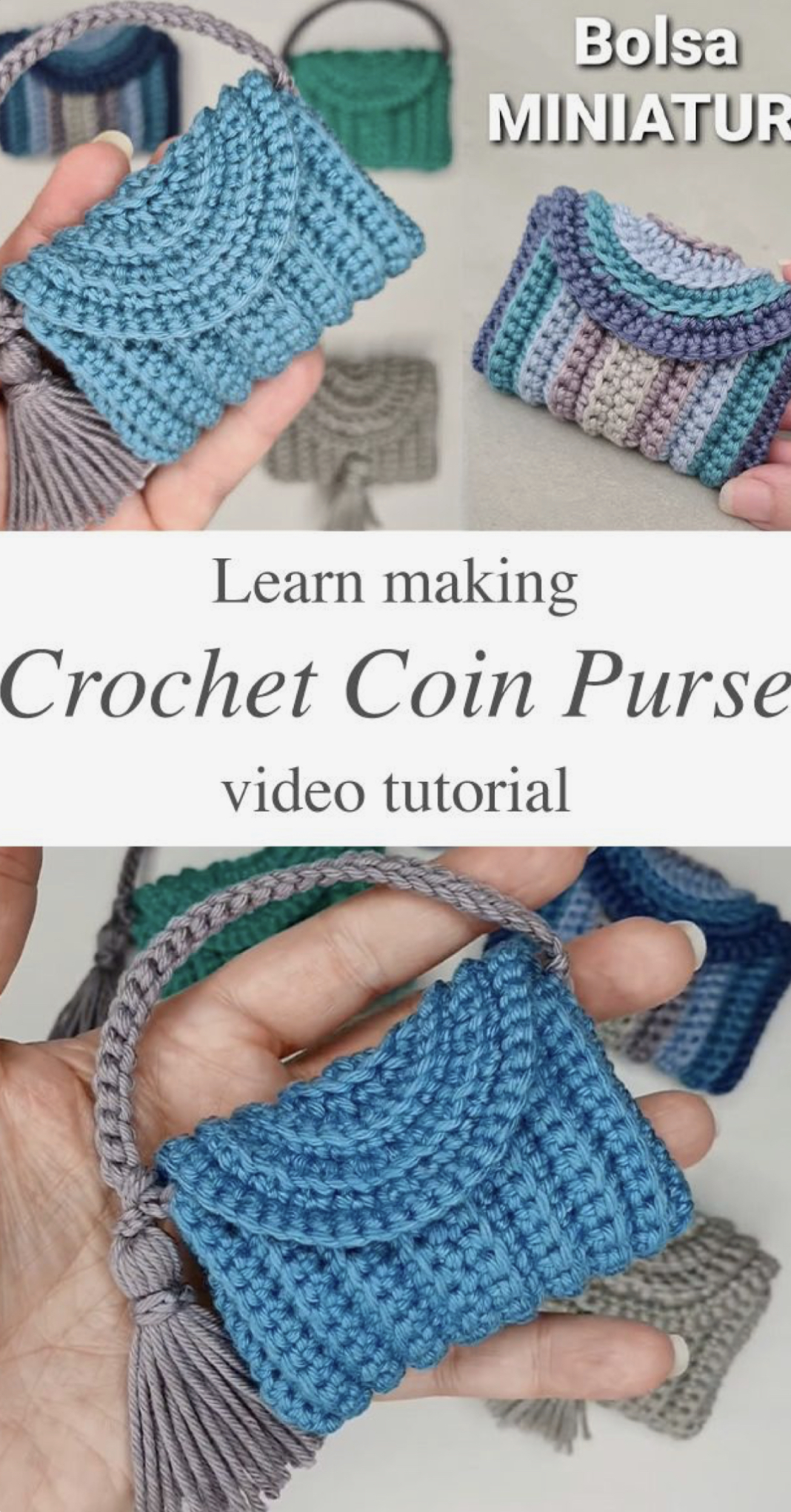 DIY Crochet Coin Purse – FREE CROCHET PATTERN — Craftorator